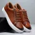 Men's Leather Fashion Sneaker British Style Polished Casual Shoes Lace Up Retro Comfortable Business Oxford Dressy Shoe.