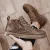 Upper Lace up Zipper Men's Black Flat Platform Walking Shoes Sneakers for Man