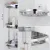 Stainless Steel 3 Layer Triangle Corner Shelf Bath Shower Organizer Rack Storage Shelves