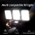 BKN AY-96 RGB Portable Pocket Mobile LED Light Rechargeable | Video Light, Dimmable 3200K-6500K LED Fill Light for Computer, Tablet, Smartphone, DSLR Camera with Screen Clip