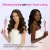 Myhox Auto Curling Iron 1.25", 4 Temp, Rotating Hair Curler for Beach Waves, Ceramic Curling Wand with Anti-Scald & Anti-Tangle for Long Hair, Dual Voltage, Pink