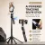 Y100 TK AI Face Tracking Selfie Stick Tripod | 360° Smart Auto Tracking Vlogging Stand with LED Fill Light
