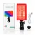 BKN AY-96 RGB Portable Pocket Mobile LED Light Rechargeable | Video Light, Dimmable 3200K-6500K LED Fill Light for Computer, Tablet, Smartphone, DSLR Camera with Screen Clip