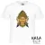 Mahakala Mask Graphic T-Shirt – White Edition