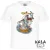 Dancing Shiva Graphic T-Shirt – White Edition
