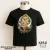 Chandradev Moon-Seated Deity Graphic T-Shirt – Black Edition