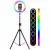 MJ33 RGB 33cm Professional LED Ring Light With Tripod & Phone Holder