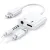 JH-026L 2 In 1 Adapter Lightning To 3.5mm Audio Call And Charge Adapter