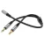 Hoco UPA21 3.5mm Female To 2*3.5mm Male Cable Audio Adapter