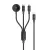 Vidvie CB4026 Multifunctional 3 In 1 Data Cable