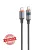 FONENG X116 60W Type C To C 1.2M Power Display Aluminum Alloy Braided Fast Charging Cable