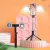 P40S F Wireless Foldable Mini Bluetooth Selfie Stick Tripod With Dual LED Fill Light