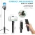 R1S Selfie Stick Tripod With Bluetooth Remote And Selfie Light