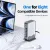200W 6 Port PD Fast Charger For PD3.0 USB C 100W USB A 22.5W Universal For Phone Tablet Laptops