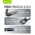 BAVIN CB377 1M PD Fast Charging Data Cable 30W With LED Display Nylon Braided