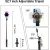 P135 Magnetic Selfie Stick MagSafe Tripod 4.5 Feet With Detachable Remote