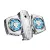 K4 Mobile Phone Cooler Radiator Semiconductor Dual Fan Temperature Display