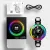 MEMO CX15 AI Digital Display Mobile Cooler Fan Colourful LED Light