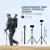NeePho NP Z4 Professional Video Light Stand Studio Lighting Equipment Adjustable Height Video Light