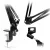 Professional Recording Microphone Stand Black Boom Suspension Scissor Arm