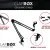 Professional Recording Microphone Stand Black Boom Suspension Scissor Arm