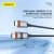 FONENG X116 60W Type C To C 1.2M Power Display Aluminum Alloy Braided Fast Charging Cable
