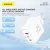 FONENG GaN50 65W 3-Port USB-A + Dual USB-C GaN Fast Charger With Type C Cable