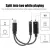 USB Type C To 3.5mm 2 In 1 Headphone And Charger Adapter