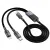 Hoco U139 Type C To Lightning/Type C 100W 1.2m Data Cable