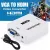 Mini VGA to HDMI Adapter VGA2HDMI Converter Connector With Audio For PC Laptop To HDTV Projector