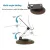 Adjustable Folding Wood Design Base Mobile Stand