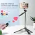 A36 1.6m Extendable Selfie Stick Mobile Stand Tripod With Bluetooth Remote