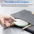 15W Qi Fast Wireless Smartphone Fast Charger Charging Pad With USB C Cable