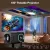 HY320 Android 2 In 1 Gaming Projector 2+32GB Android 14 1080P FHD 4K Support
